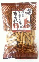 伊勢のお米屋さんが作った　黒糖あられ